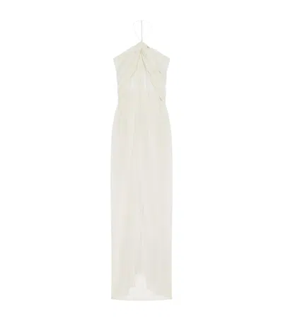 Givenchy Silk Halterneck Maxi Dress
