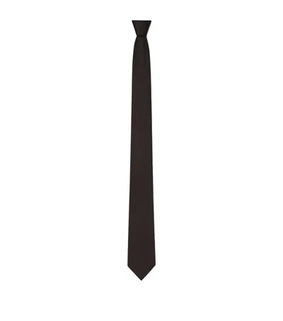 Givenchy Silk Jacquard Tie In Black