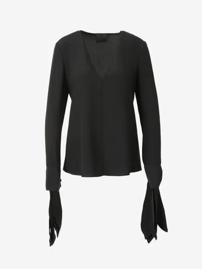 GIVENCHY GIVENCHY SILK KNOT BLOUSE