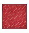Givenchy Silk Logo Pocket Square In Red