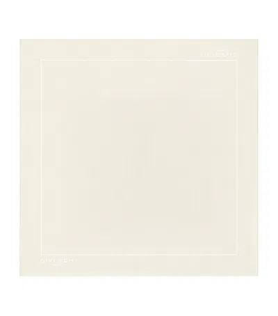 Givenchy Silk Logo Pocket Square In Neutral