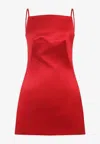 Givenchy Mini Fitted Dress Spaghetti Straps