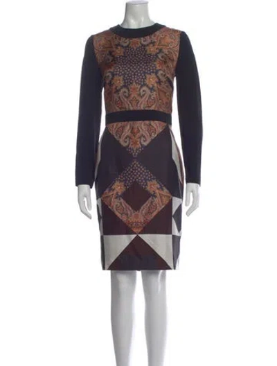 Pre-owned Givenchy Silk Mini Dress In Black