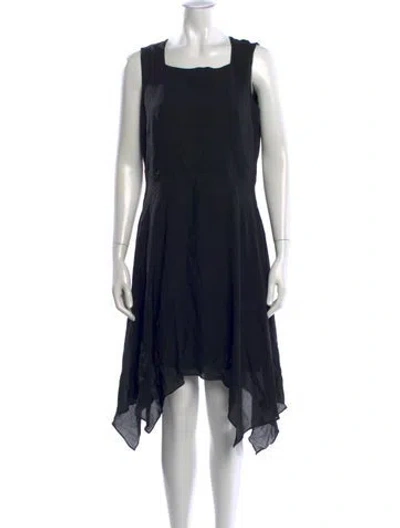Pre-owned Givenchy Silk Mini Dress In Black