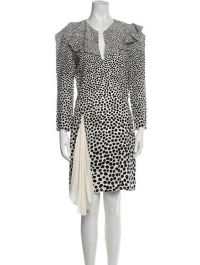 Pre-owned Givenchy Silk Mini Dress In Multi