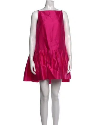 Pre-owned Givenchy Silk Mini Dress In Pink
