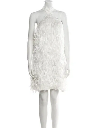 Pre-owned Givenchy Silk Mini Dress In White