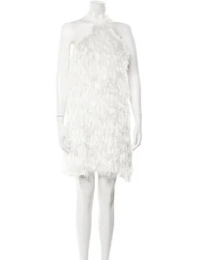 Pre-owned Givenchy Silk Mini Dress In White