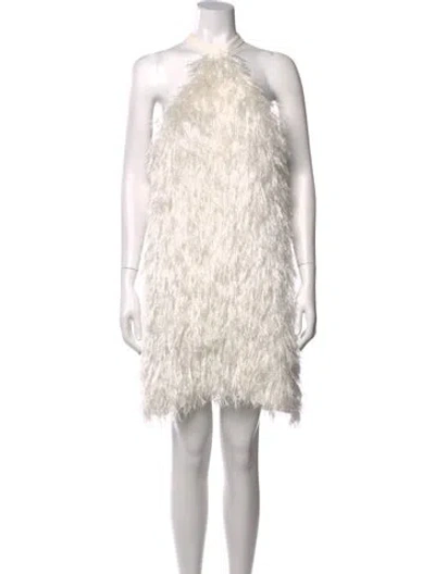 Pre-owned Givenchy Silk Mini Dress In White