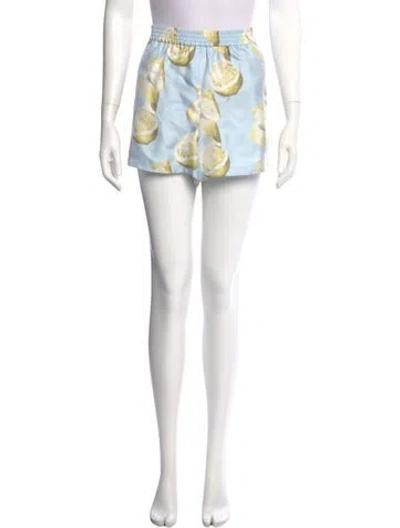 Pre-owned Givenchy Silk Mini Shorts In White