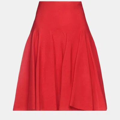 Pre-owned Givenchy Silk Mini Skirts Xs In Red