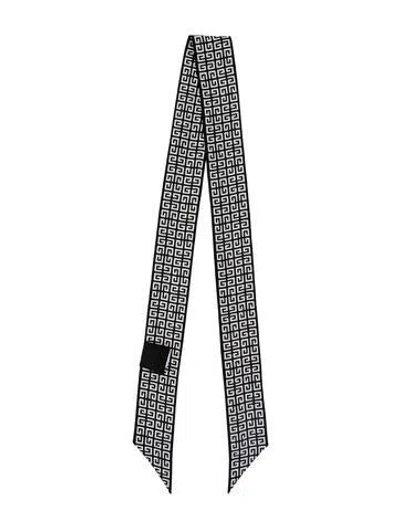 Pre-owned Givenchy Silk Printed Scarf In Multi