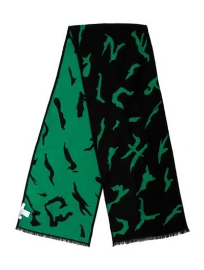 Pre-owned Givenchy Silk Printed Scarf In Neutral