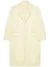 Givenchy Silk-satin Coat In Green