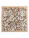 Givenchy Cheetah-printed Silk-satin Scarf In Neutrals