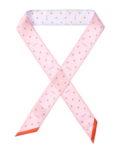 Givenchy Silk Scarf In Pink