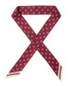 Givenchy Silk Scarf In Red