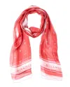Givenchy Silk Scarf In Red