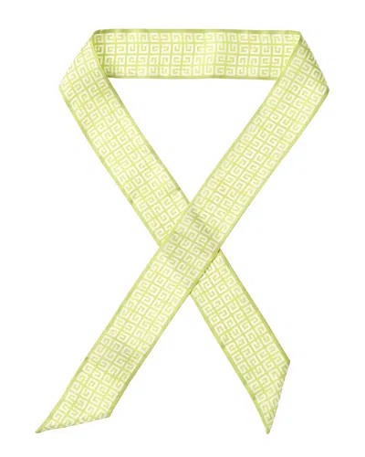 Givenchy Silk Scarf In Yellow