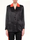Givenchy Silk Shirt In Black