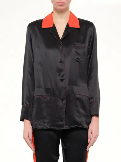 Givenchy Silk Shirt In Black