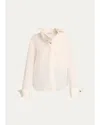 Givenchy Silk Shirt In Ecru