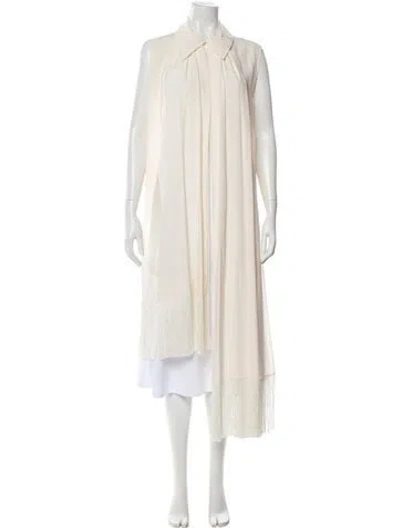 Pre-owned Givenchy Silk Sleeveless Top In Neutral