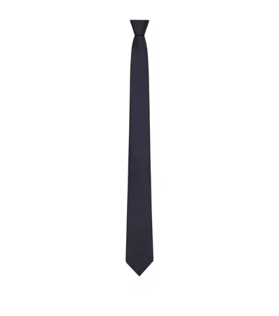 Givenchy Silk Tie In Blue