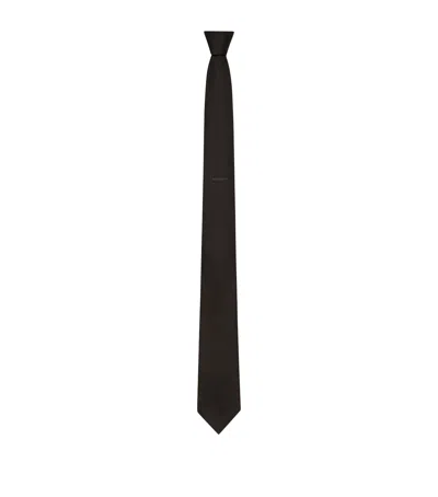 Givenchy Silk Tie In Black