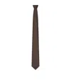 Givenchy Silk Tie In Brown