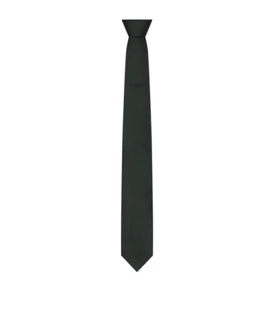 Givenchy Silk Tie In Green