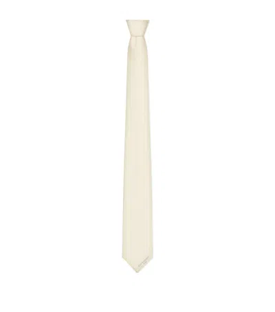 Givenchy Silk Tie In Ivory