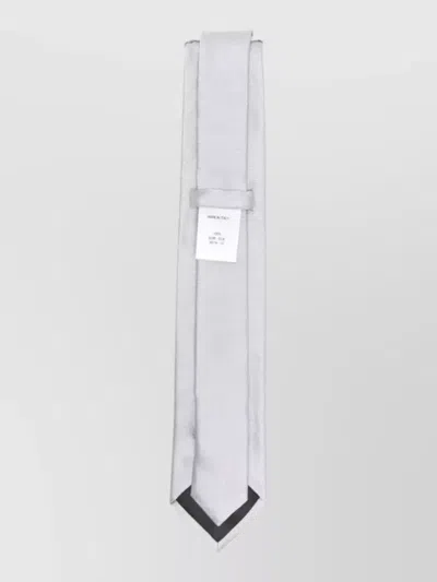 Givenchy Silk Tie Smooth Texture Slim Shape In White