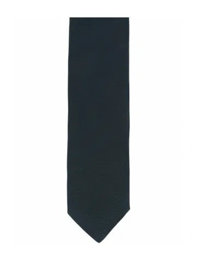 Pre-owned Givenchy Silk Tie W/ Tags In Blue