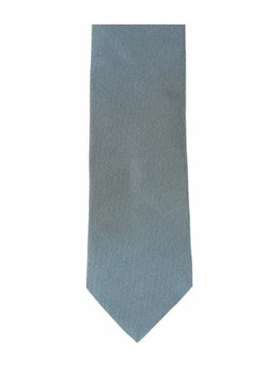 Pre-owned Givenchy Silk Tie W/ Tags In Gray