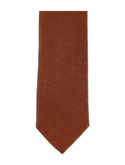 Pre-owned Givenchy Silk Tie W/ Tags In Red