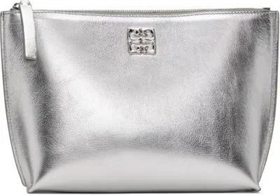 GIVENCHY SILVER 4G LIQUID POUCH