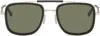 Givenchy Silver & Black Day Sunglasses In Multi