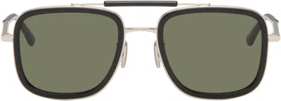Givenchy Silver & Black Day Sunglasses
