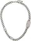 GIVENCHY SILVER CITY NECKLACE