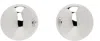 Givenchy Silver Curve Earrings In 040-silvery