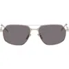 Givenchy Silver Gv One Sunglasses In Gray