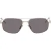 Givenchy Silver Gv One Sunglasses In Shiny Palladium / Sm