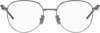 Givenchy Silver Gv Speed Glasses In Shiny Dark Ruthenium