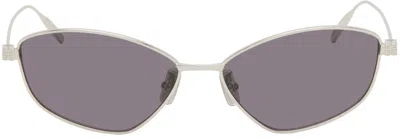 Givenchy Silver Gv Speed Sunglasses In 16a Shiny Palladium