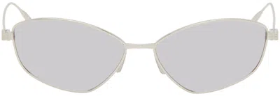Givenchy Silver Gv Speed Sunglasses In 16c Shiny Palladium