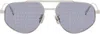 Givenchy Silver Gv Speed Sunglasses In 16c Shiny Palladium