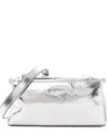 Givenchy Silver Lambskin Leather Mini Pandora (authentic Pre-loved)