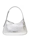 Givenchy Small Shoulder Bag Lucky Lock Silver In Silver