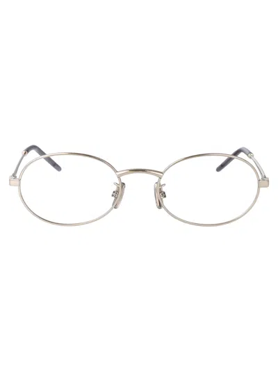 Givenchy Silver Metal Glasses In Purple